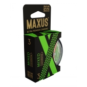 Презервативы в пластиковом кейсе MAXUS AIR Mixed - 3 шт. - Maxus - купить с доставкой в Жуковском