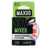 Презервативы в пластиковом кейсе MAXUS AIR Mixed - 3 шт. - Maxus - купить с доставкой в Жуковском