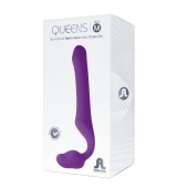 Лиловый безремневой страпон Queens M - Adrien Lastic - купить с доставкой в Жуковском