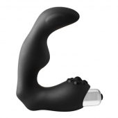 Черный вибромассажер простаты FantASStic Vibrating Prostate Massager - 11,3 см. - Dream Toys - в Жуковском купить с доставкой