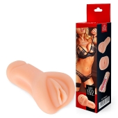 Телесный реалистичный мастурбатор в виде вагины - Bior toys - в Жуковском купить с доставкой