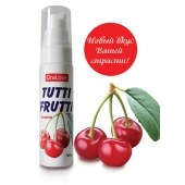 Гель-смазка Tutti-frutti с вишнёвым вкусом - 30 гр. - Биоритм - купить с доставкой в Жуковском