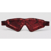 Двусторонняя красно-черная маска на глаза Reversible Faux Leather Blindfold - Fifty Shades of Grey - купить с доставкой в Жуковском