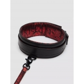 Стильный ошейник с поводком Reversible Faux Leather Collar and Lead - Fifty Shades of Grey - купить с доставкой в Жуковском