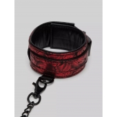 Красно-черные оковы Reversible Faux Leather Ankle Cuffs - Fifty Shades of Grey - купить с доставкой в Жуковском