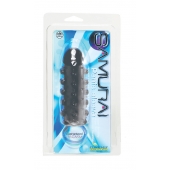 Дымчатая стимулирующая насадка с закрытой головкой SAMURAI PENIS SLEEVE BLACK - 14,5 см. - NMC - в Жуковском купить с доставкой