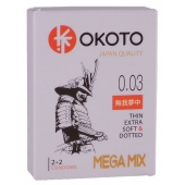 Набор из 4 презервативов OKOTO MegaMIX - Sitabella - купить с доставкой в Жуковском