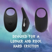 Черное эрекционное виброкольцо Thor Cockring - FeelzToys - в Жуковском купить с доставкой
