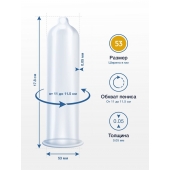 Презервативы MY.SIZE размер 53 - 10 шт. - My.Size - купить с доставкой в Жуковском