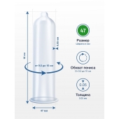 Презервативы MY.SIZE размер 47 - 3 шт. - My.Size - купить с доставкой в Жуковском