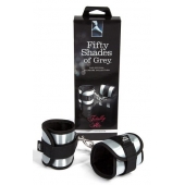 Серо-черные наручники Totally His - Fifty Shades of Grey - купить с доставкой в Жуковском