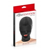 Сплошная маска на голову с прорезью для рта - Fetish Tentation - купить с доставкой в Жуковском