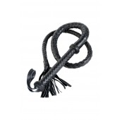 Длинный кожаный кнут с хлопушками на конце - ToyFa - купить с доставкой в Жуковском