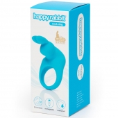 Голубое эрекционное виброкольцо Happy Rabbit Rechargeable Rabbit Cock Ring - Happy Rabbit - в Жуковском купить с доставкой