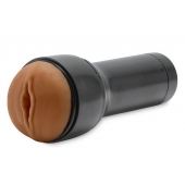 Коричневый мастурбатор-вагина Feel Stroker - Kiiroo - в Жуковском купить с доставкой