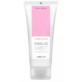 Смазка на водной основе Mixgliss Sweet с ароматом бабл-гам - 70 мл. - Mixgliss - купить с доставкой в Жуковском