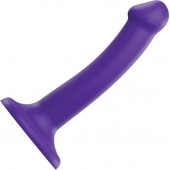 Фиолетовый фаллоимитатор-насадка Strap-On-Me Dildo Dual Density size S - 17 см. - Strap-on-me - купить с доставкой в Жуковском