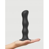 Черная насадка Strap-On-Me Dildo Geisha Balls size XL - Strap-on-me - купить с доставкой в Жуковском