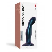 Темно-синяя насадка Strap-On-Me Dildo Plug Snaky size M - Strap-on-me - купить с доставкой в Жуковском