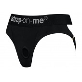 Черные трусики для насадок Heroine Lingerie Harness - size M - Strap-on-me - купить с доставкой в Жуковском