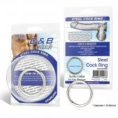 Стальное эрекционное кольцо STEEL COCK RING - 4.5 см. - BlueLine - в Жуковском купить с доставкой