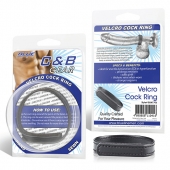 Кольцо на пенис из искусственной кожи на липучке VELCRO COCK RING - 5 см. - BlueLine - в Жуковском купить с доставкой