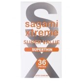 Ультратонкие презервативы Sagami Xtreme Superthin - 36 шт. - Sagami - купить с доставкой в Жуковском