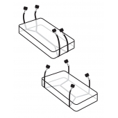 Фиксаторы для кровати WRAPAROUND MATTRESS RESTRAIN - Pipedream - купить с доставкой в Жуковском