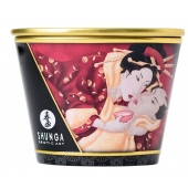 Массажная  свеча Sparkling Strawberry Wine с ароматом клубничного вина - 170 мл. - Shunga - купить с доставкой в Жуковском