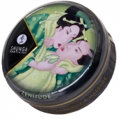Массажная свеча Exotic Green Tea с ароматом зелёного чая - 30 мл. - Shunga - купить с доставкой в Жуковском