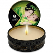 Массажная свеча Exotic Green Tea с ароматом зелёного чая - 30 мл. - Shunga - купить с доставкой в Жуковском