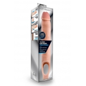Телесная насадка на пенис 11.5 Inch Cock Sheath Penis Extender - 29,2 см. - Blush Novelties - в Жуковском купить с доставкой