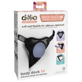 Черные трусики для страпона Body Dock SE на регулируемых ремнях - Pipedream - купить с доставкой в Жуковском