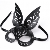 Черная ажурная маска  Зайка  с ушками - Crazy Handmade - купить с доставкой в Жуковском