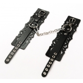 Узорчатые кожаные оковы с регулируемыми ремешками - Crazy Handmade - купить с доставкой в Жуковском