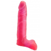 Розовая насадка-фаллос для трусиков Harness - 16,5 см. - LOVETOY (А-Полимер) - купить с доставкой в Жуковском
