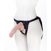 Реалистичный фаллос на поясе Harness - 20,5 см. - LOVETOY (А-Полимер) - купить с доставкой в Жуковском