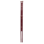 Бордовый ремень Halo Waist Belt - размер L-XL - Shots Media BV - купить с доставкой в Жуковском