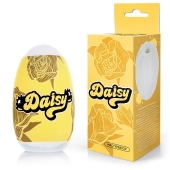 Белый нереалистичный мастурбатор в форме бутона цветка Daisy - 1137 - в Жуковском купить с доставкой