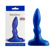 Синий анальный стимулятор Beginners p-spot massager - 11 см. - Lola Games - в Жуковском купить с доставкой