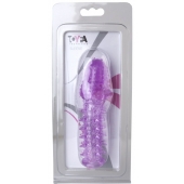 Фиолетовая насадка, удлиняющая половой член - 13,5 см. - Toyfa Basic - в Жуковском купить с доставкой