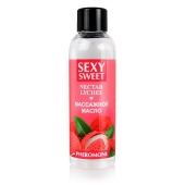 Массажное масло Sexy Sweet Nectar Lychee с феромонами и ароматом личи - 75 мл. - Биоритм - купить с доставкой в Жуковском