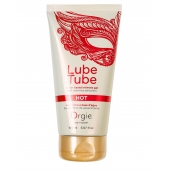 Интимный гель на водной основе Lube Tube Hot с разогревающим эффектом - 150 мл. - ORGIE - купить с доставкой в Жуковском
