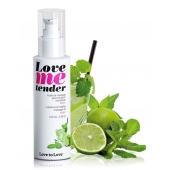 Съедобное согревающее массажное масло Love Me Tender Mojito с ароматом мохито - 100 мл. - Love to Love - купить с доставкой в Жуковском