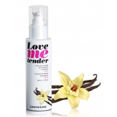Съедобное согревающее массажное масло Love Me Tender Vanilla с ароматом ванили - 100 мл. - Love to Love - купить с доставкой в Жуковском