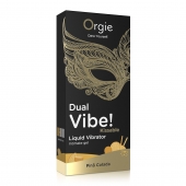 Съедобный гель Dual Vibe Pina Colada с эффектом вибрации и вкусом коктейля пина колада - 15 мл. - ORGIE - купить с доставкой в Жуковском