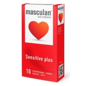 Презервативы Masculan Sensitive plus - 10 шт. - Masculan - купить с доставкой в Жуковском