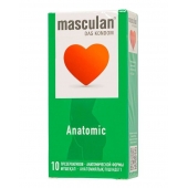Презервативы анатомической формы Masculan Anatomic - 10 шт. - Masculan - купить с доставкой в Жуковском