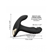 Черный вибромассажер простаты Multi P-Joy с 3 моторами - Dorcel - в Жуковском купить с доставкой