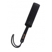 Черный кожаный пэддл - 37 см. - Pecado - купить с доставкой в Жуковском